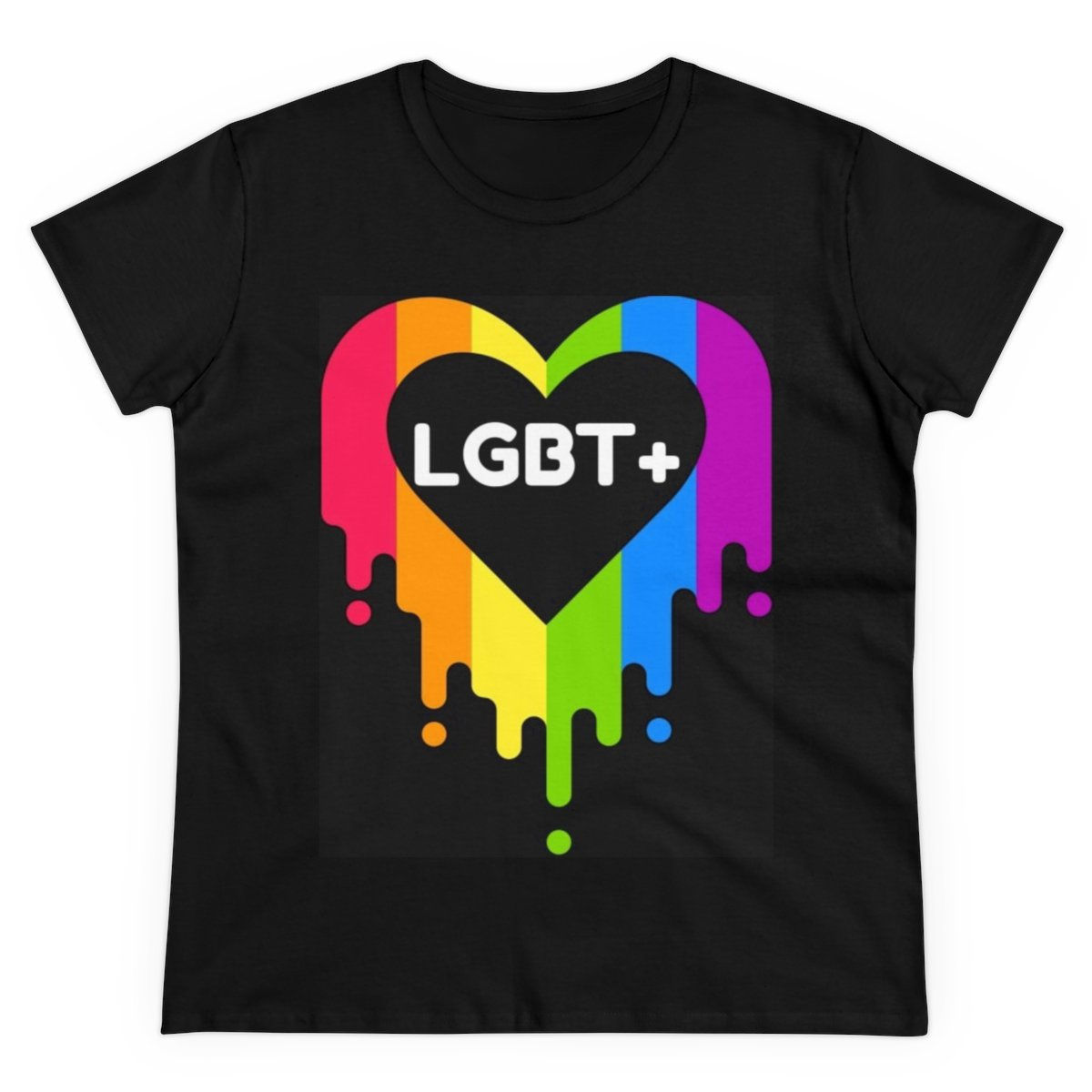LGBT+ Color heart Cotton Tee