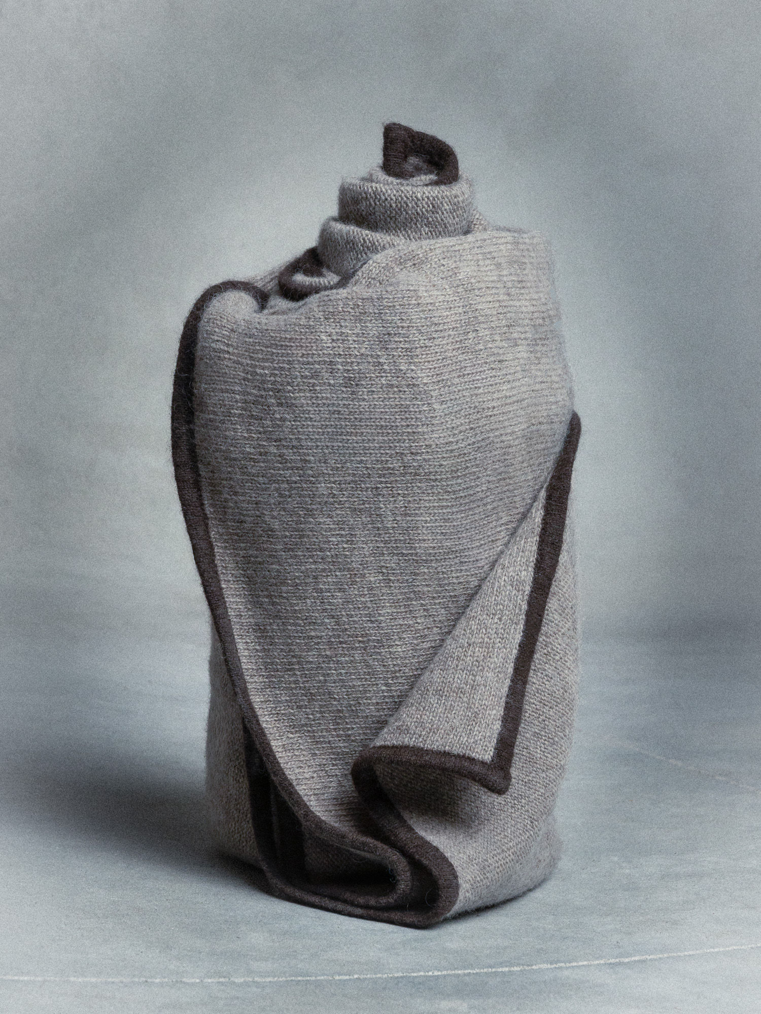 Le Plaid "Simple", 100% yakshmere en maille jersey-120x180cm