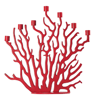 Bougeoir rouge