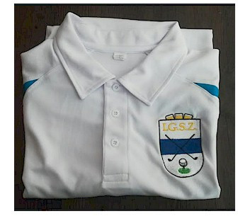 IGSZ White Polo Shirt