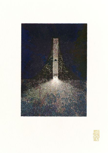 Pointilism, CMYK dots, pen plot, axidraw, autodesk Maya