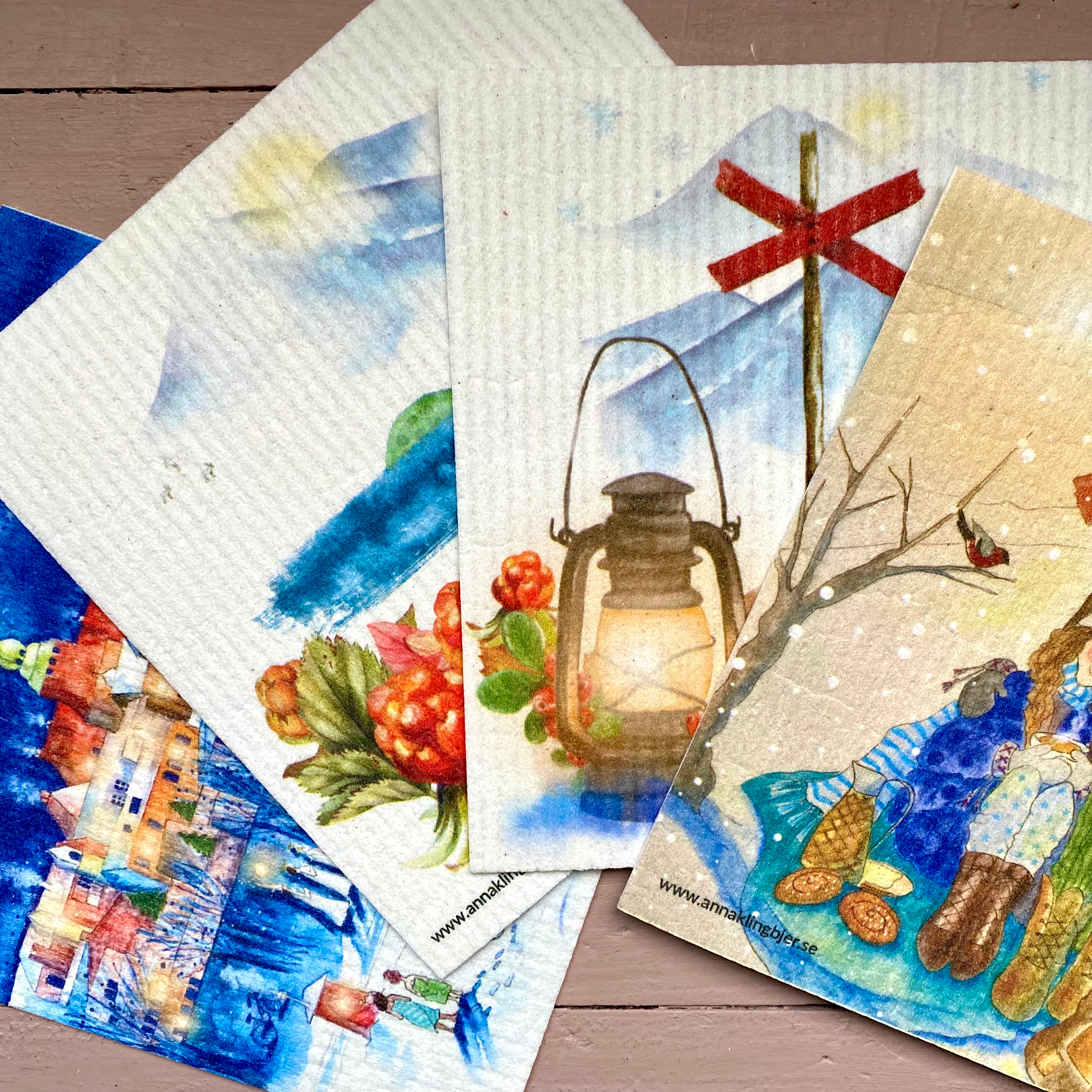 Disktrasa 4-pack blandade motiv