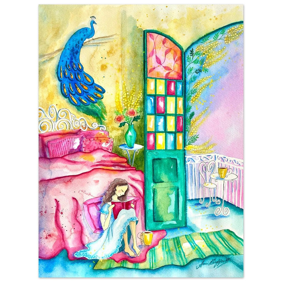 Poster - Mimosa , 30x40 cm