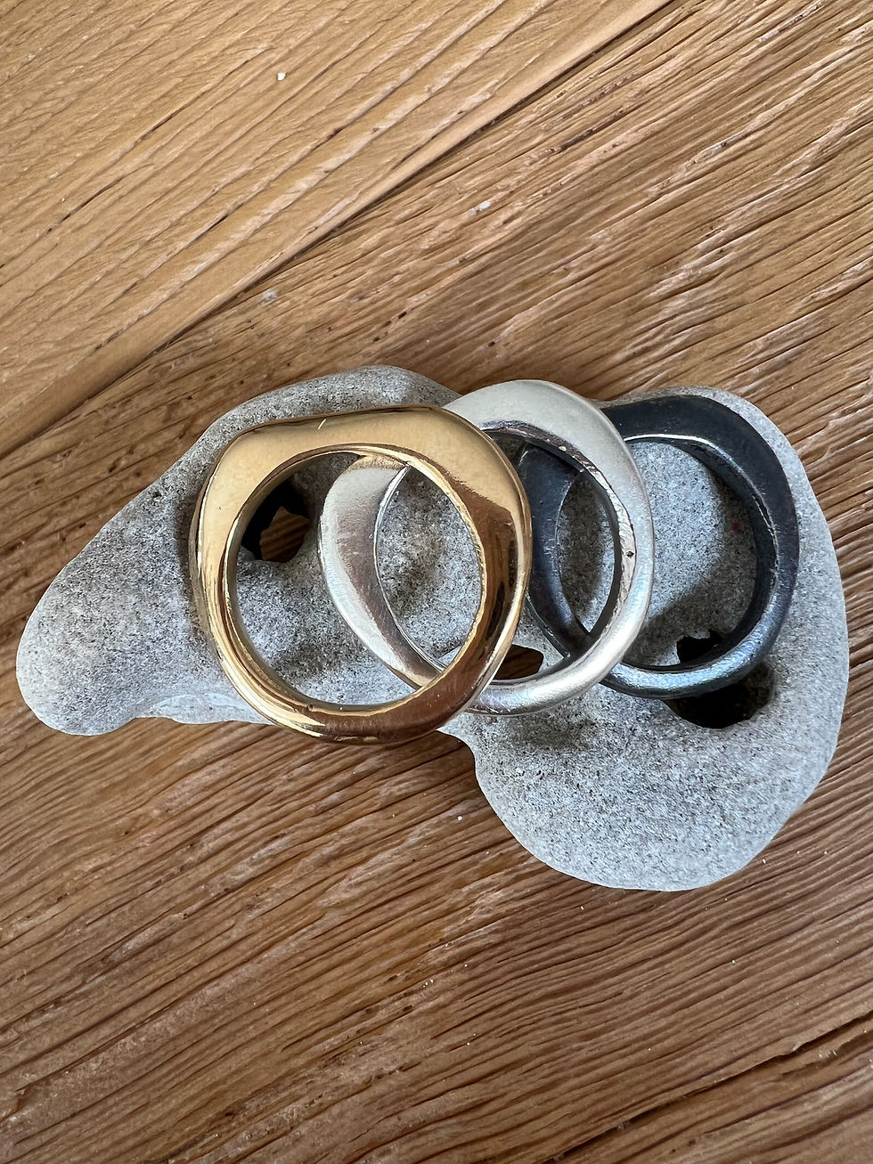 Thumbnail: Sharon Gold, Silver, Black