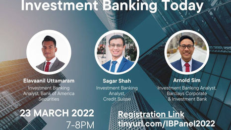 “Investment Banking Today” Panel Discussion RECAP 2022 