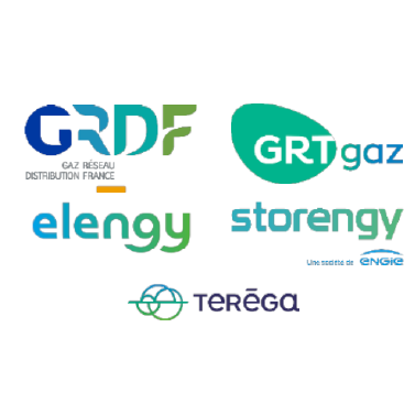 Logo GRDF et autres