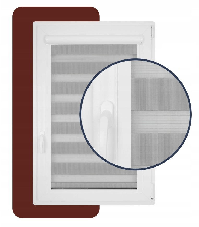 Thumbnail: Day & Night Soft Blind in an Aluminum Cassette with PVC or Aluminium Guides 