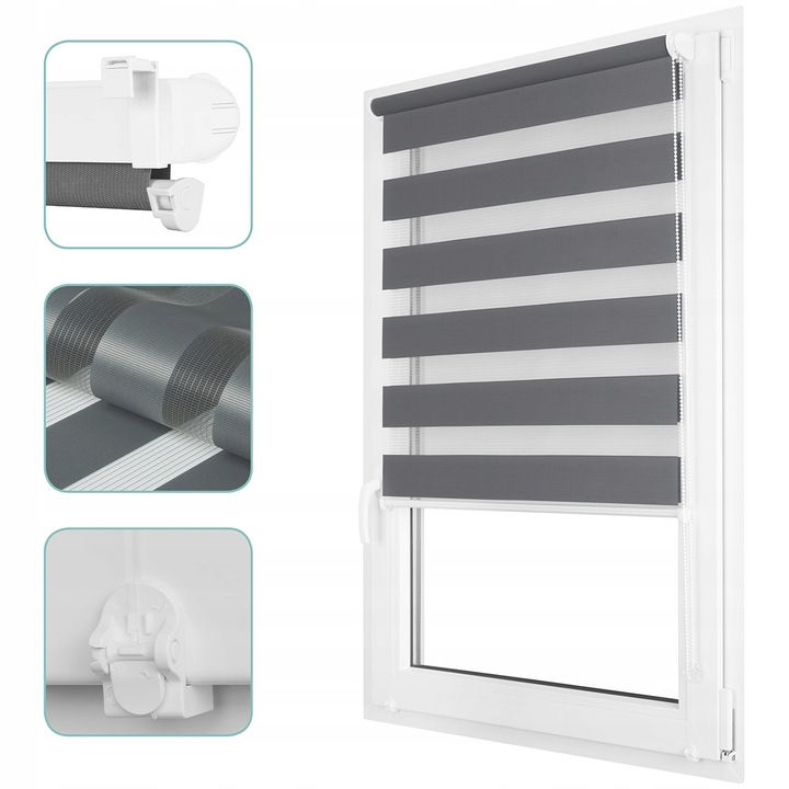 Thumbnail: Day and Night Blinds Soft with Hooks
