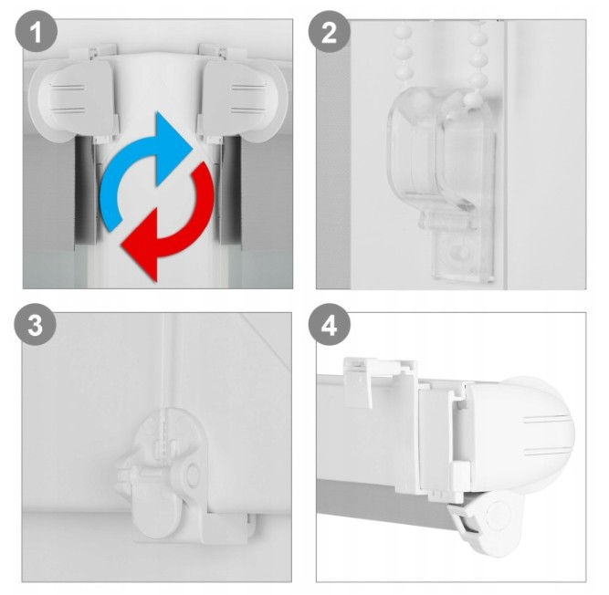 Thumbnail: Day and Night Blinds Blockout with Hooks