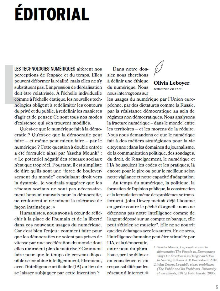 Miniature : France Forum n°416 - Comment le numérique (dé)fait la démocratie