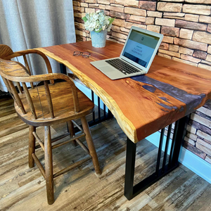 Live Edge Cedar Desk