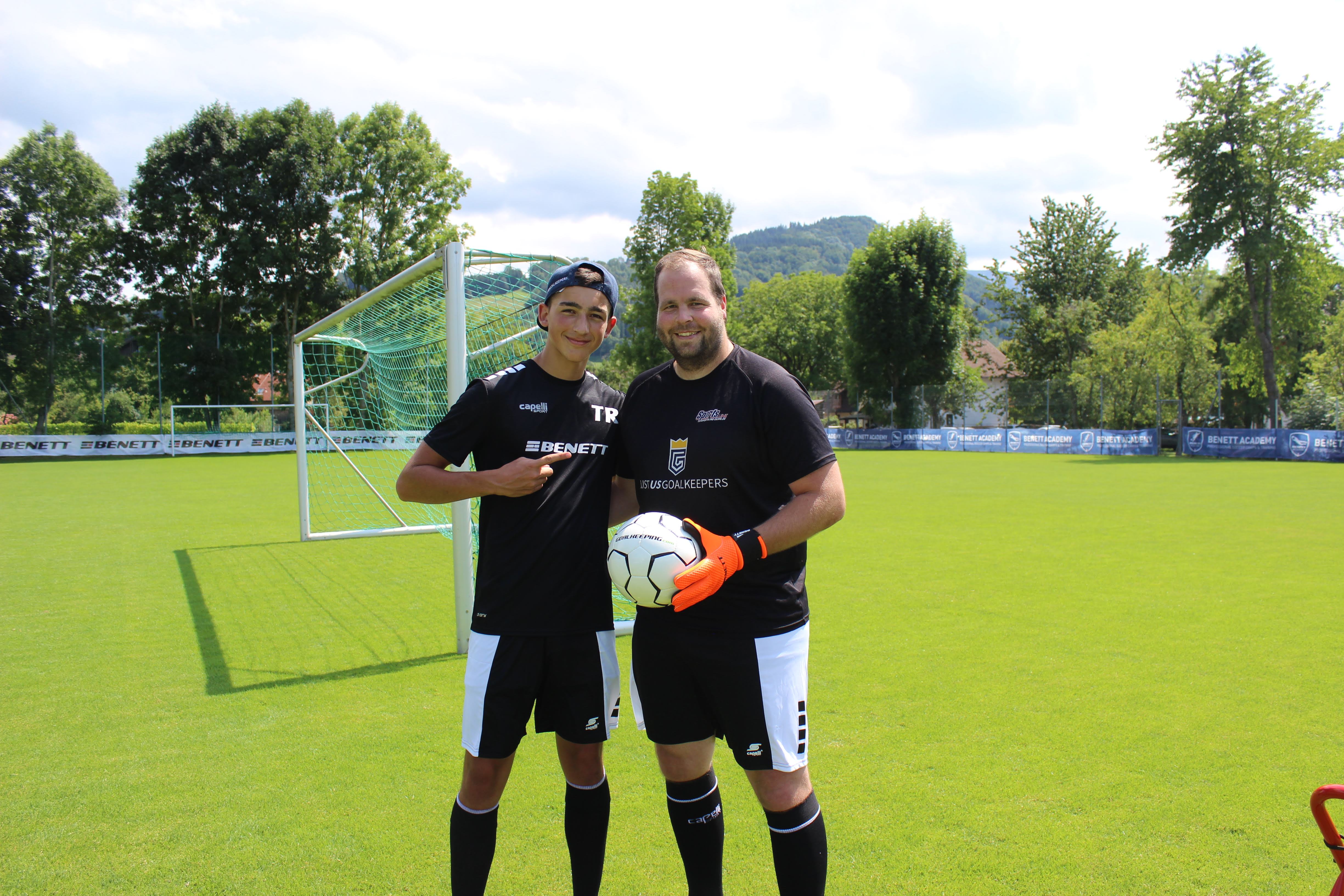 JUSTUSGoalkeepers Fabian Lucassen im Torwartcamp