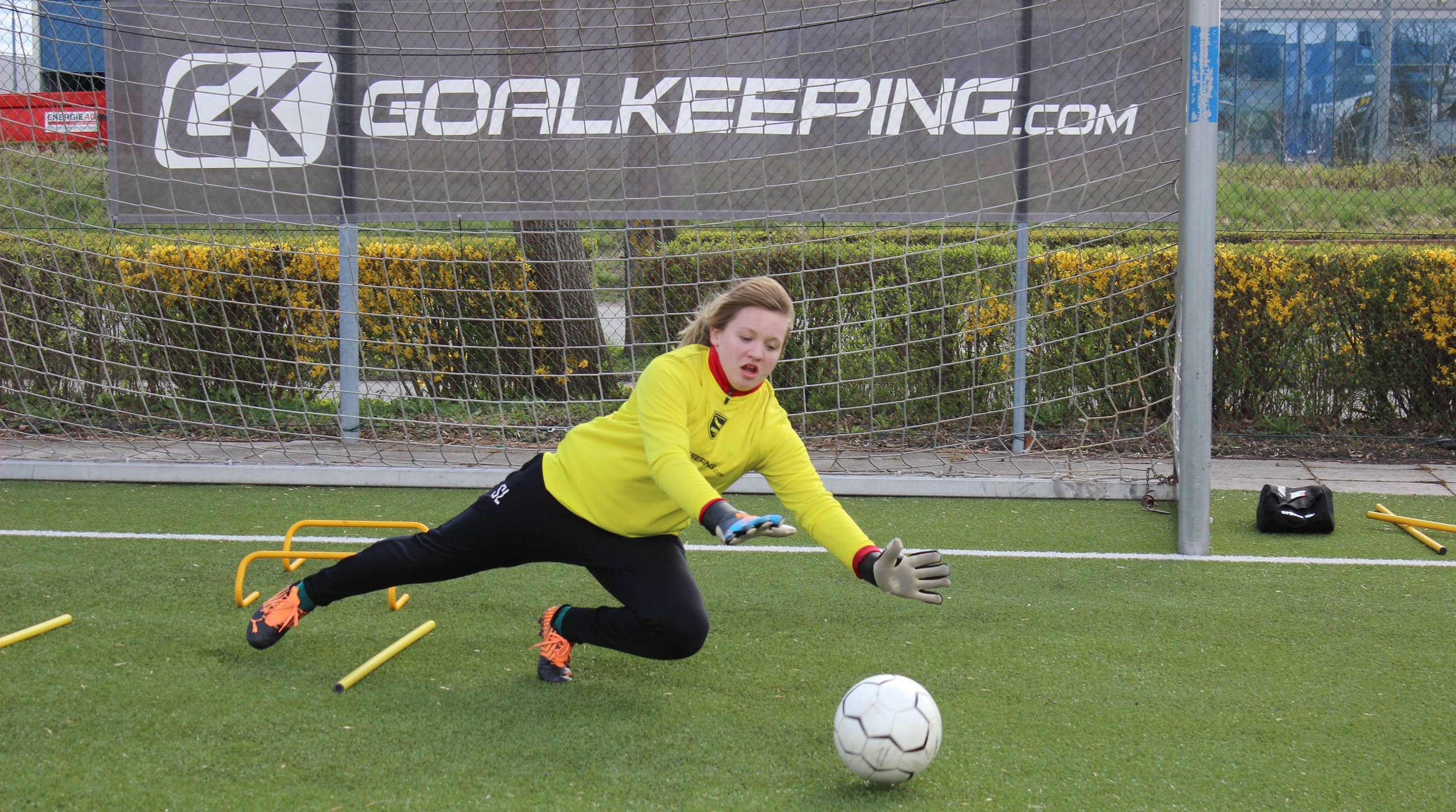 Torwartcamp Ostertour 2023 – Gruppe von Torhütern und Trainern