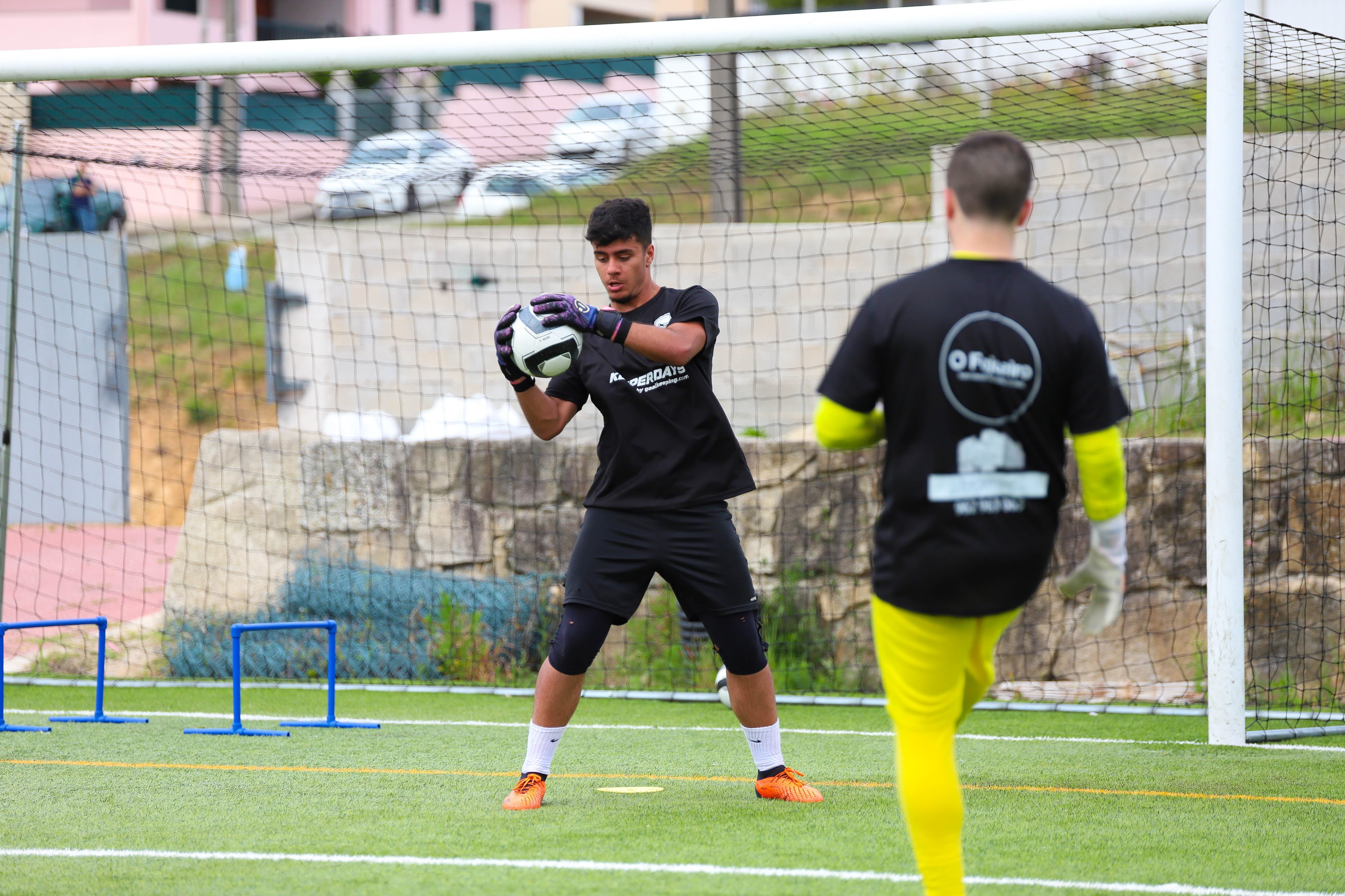 Junge Torhüter trainieren beim KEEPERDAY in Portugal