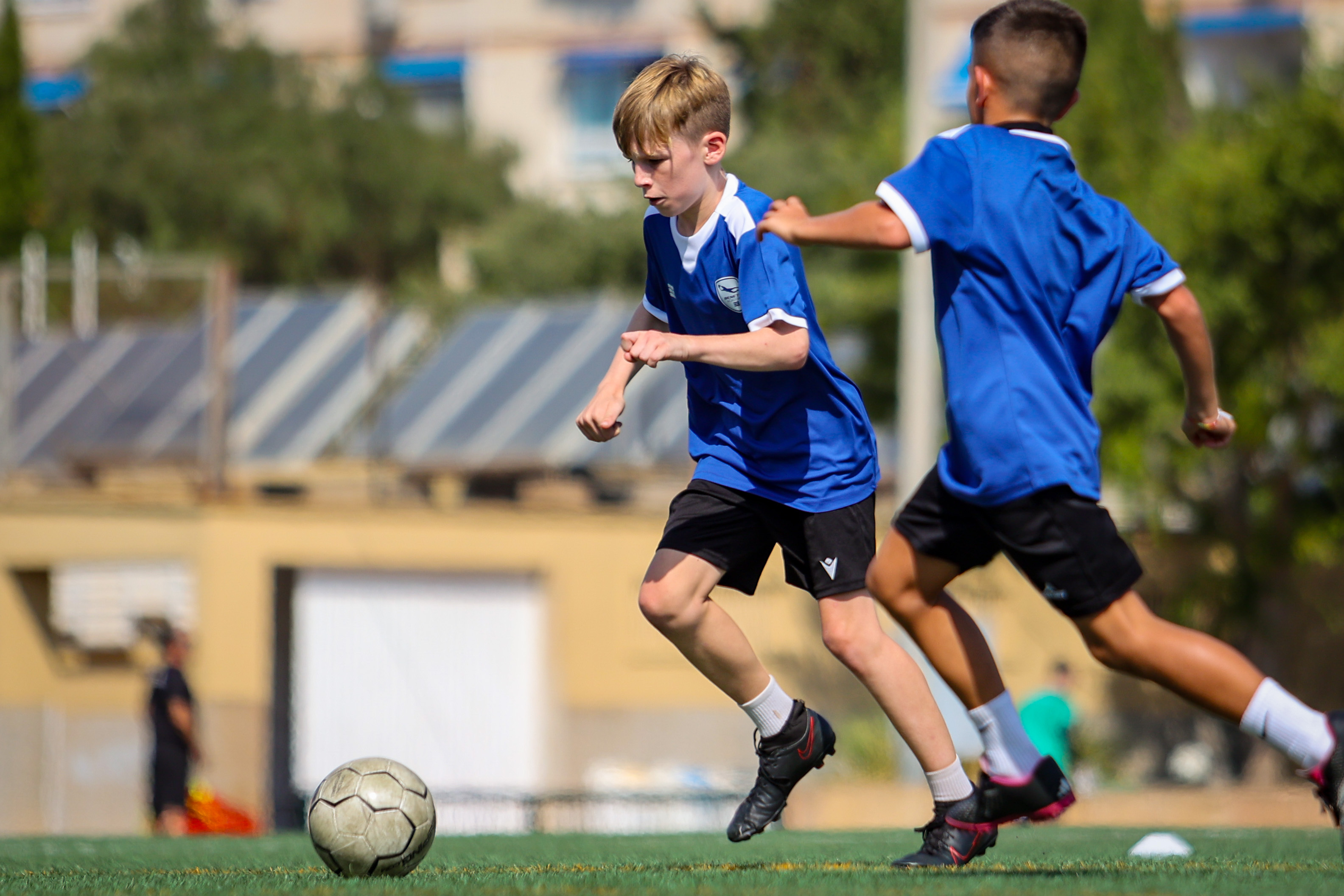 Teilnehmer des Benett Academy Fussballcamps