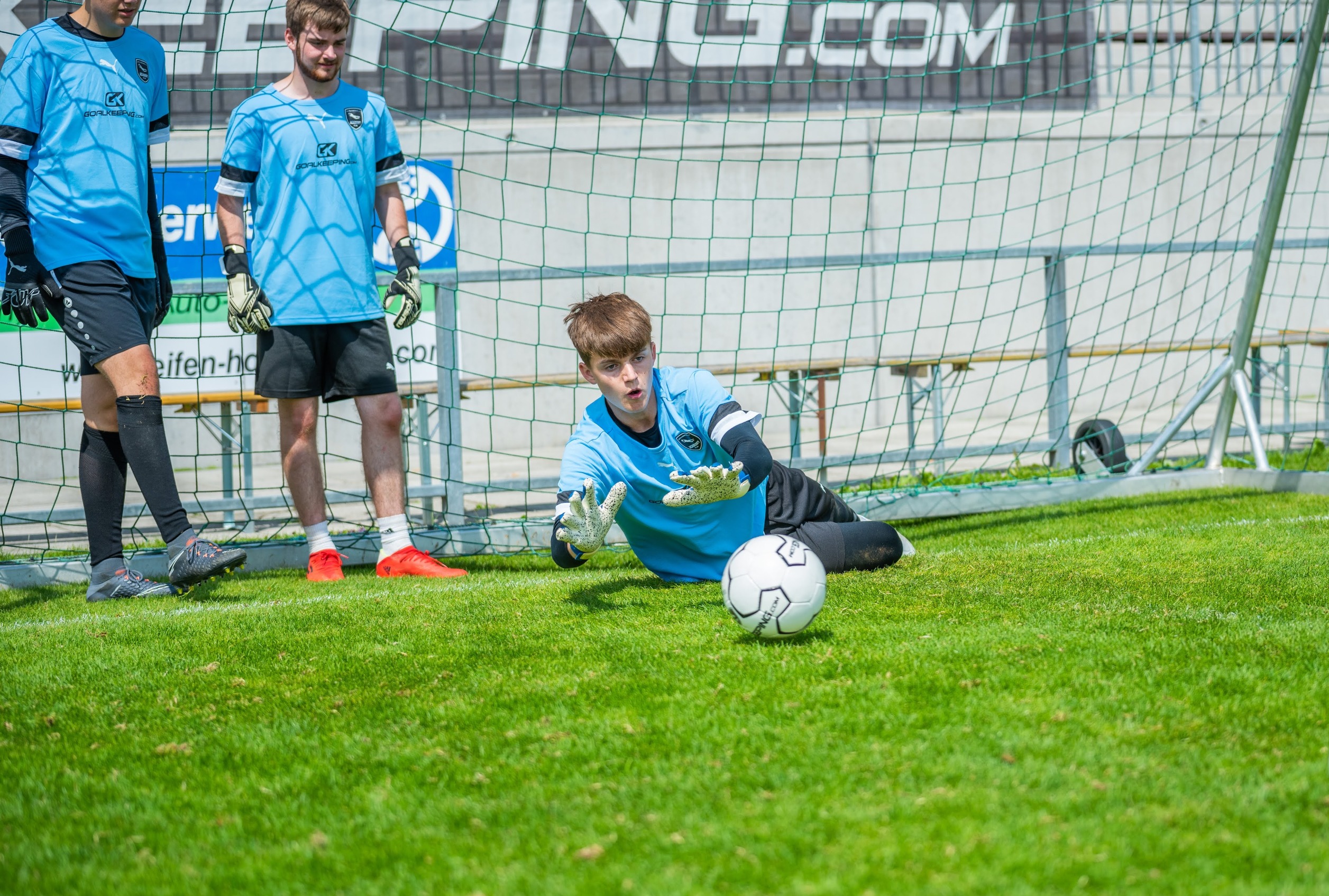 Torwarttraining beim Pro Elite Camp 2022 in Kammer am Attersee
