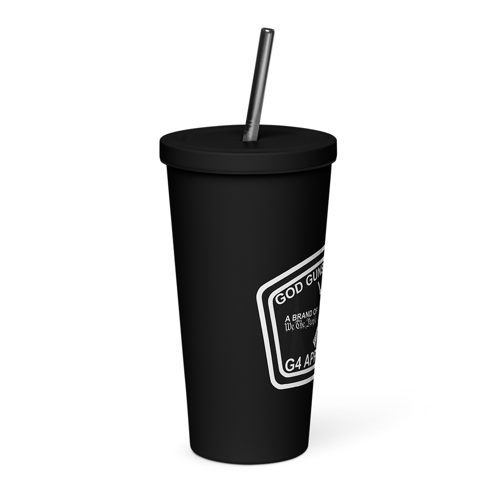 Thumbnail: G4 Insulated tumbler with a straw