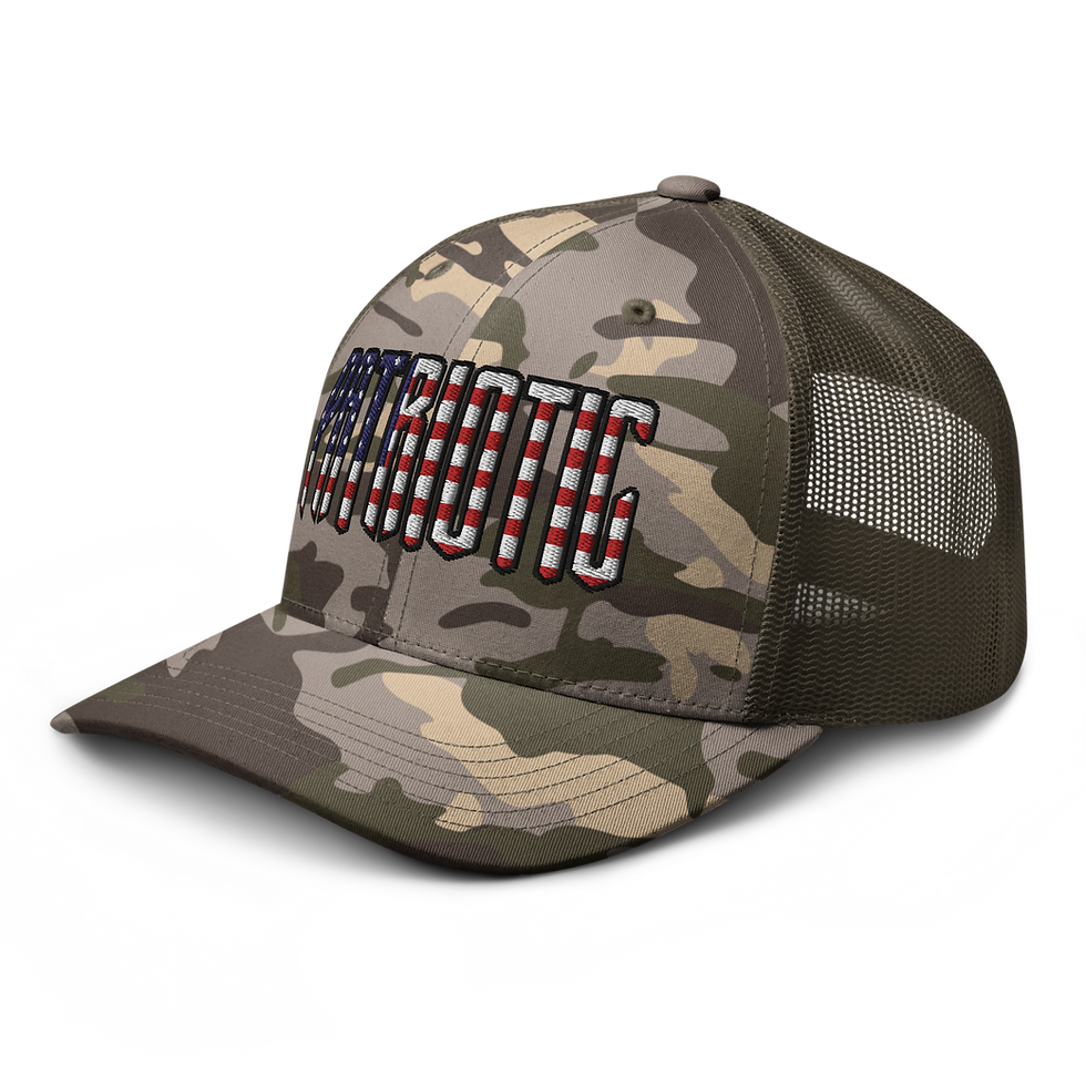 Thumbnail: Patriotic Camouflage trucker hat