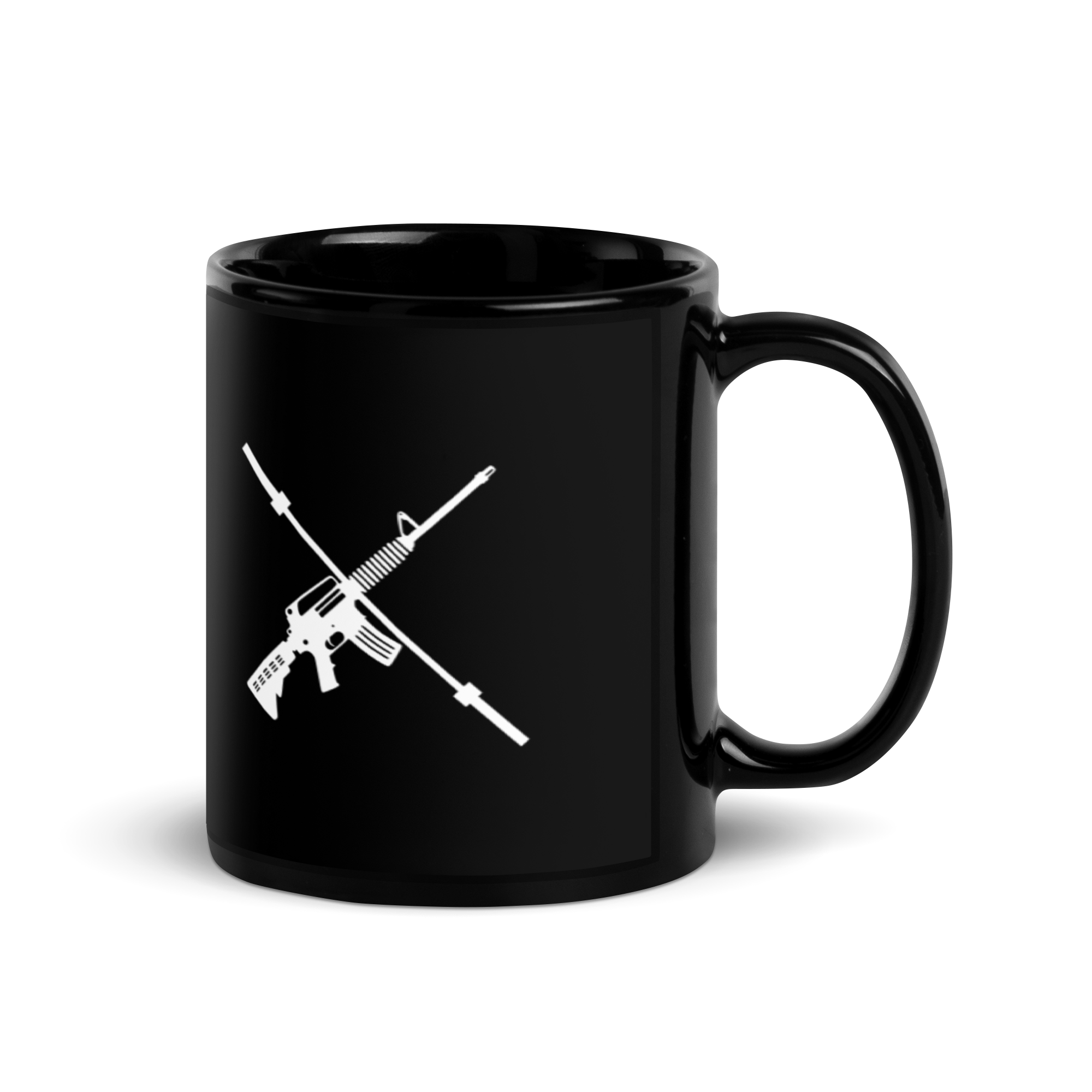 G4 Black Glossy Mug