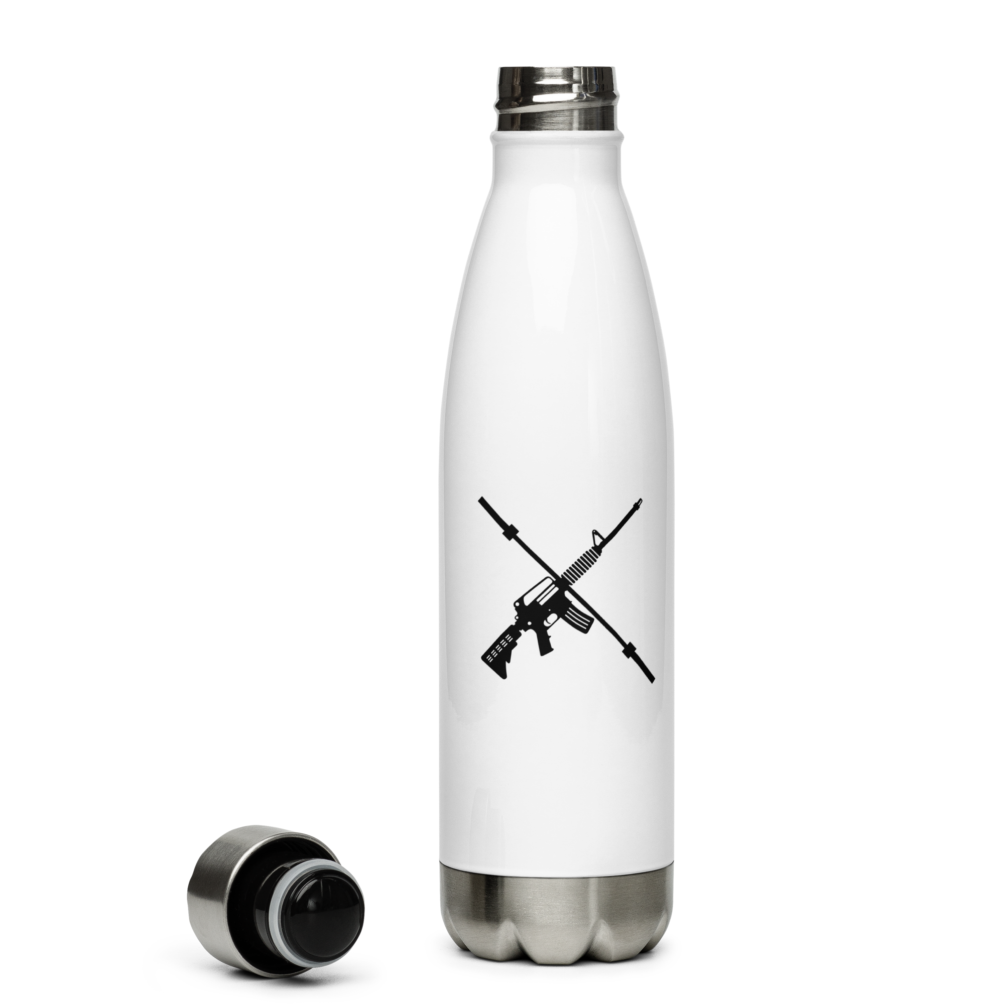 G4 Gun & Barbell Stainless Steel Water Bottle
