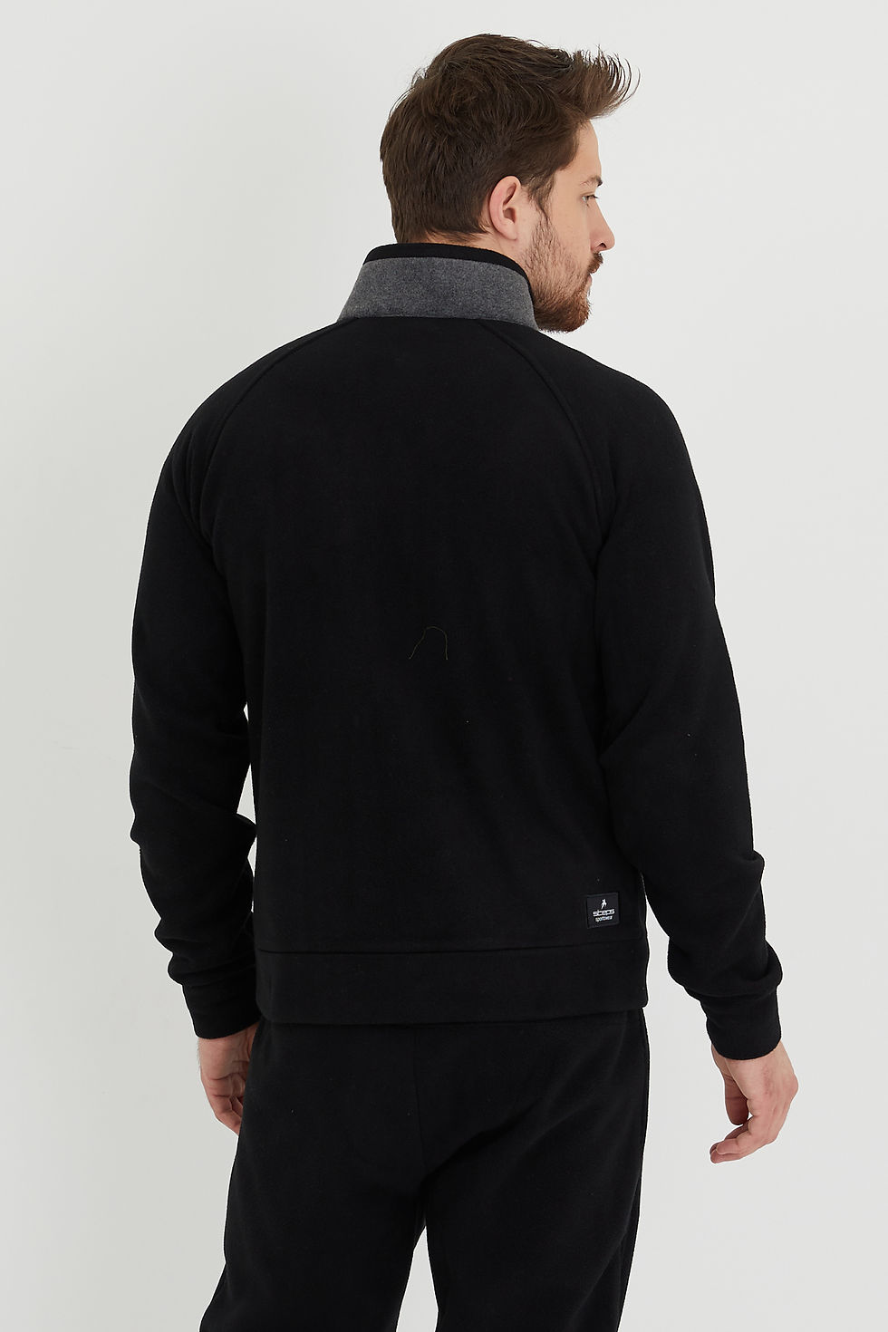 Küçük resim: Steps Dik Yaka Fermuarlı Erkek Polar Sweatshirt
