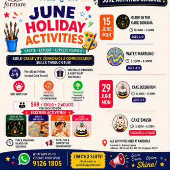 Pre-registration is required. Contact 9126 1805 for more information.