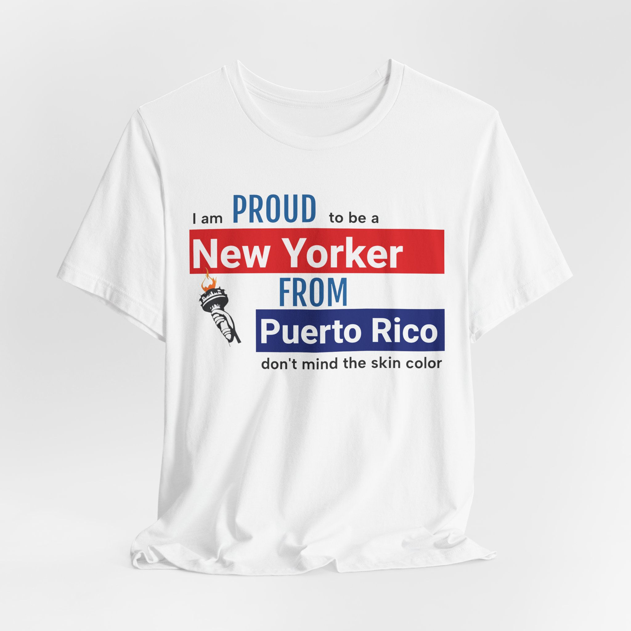 Proud New Yorker From Puerto Rico T‑Shirt | Proud American Puerto Rican Tee