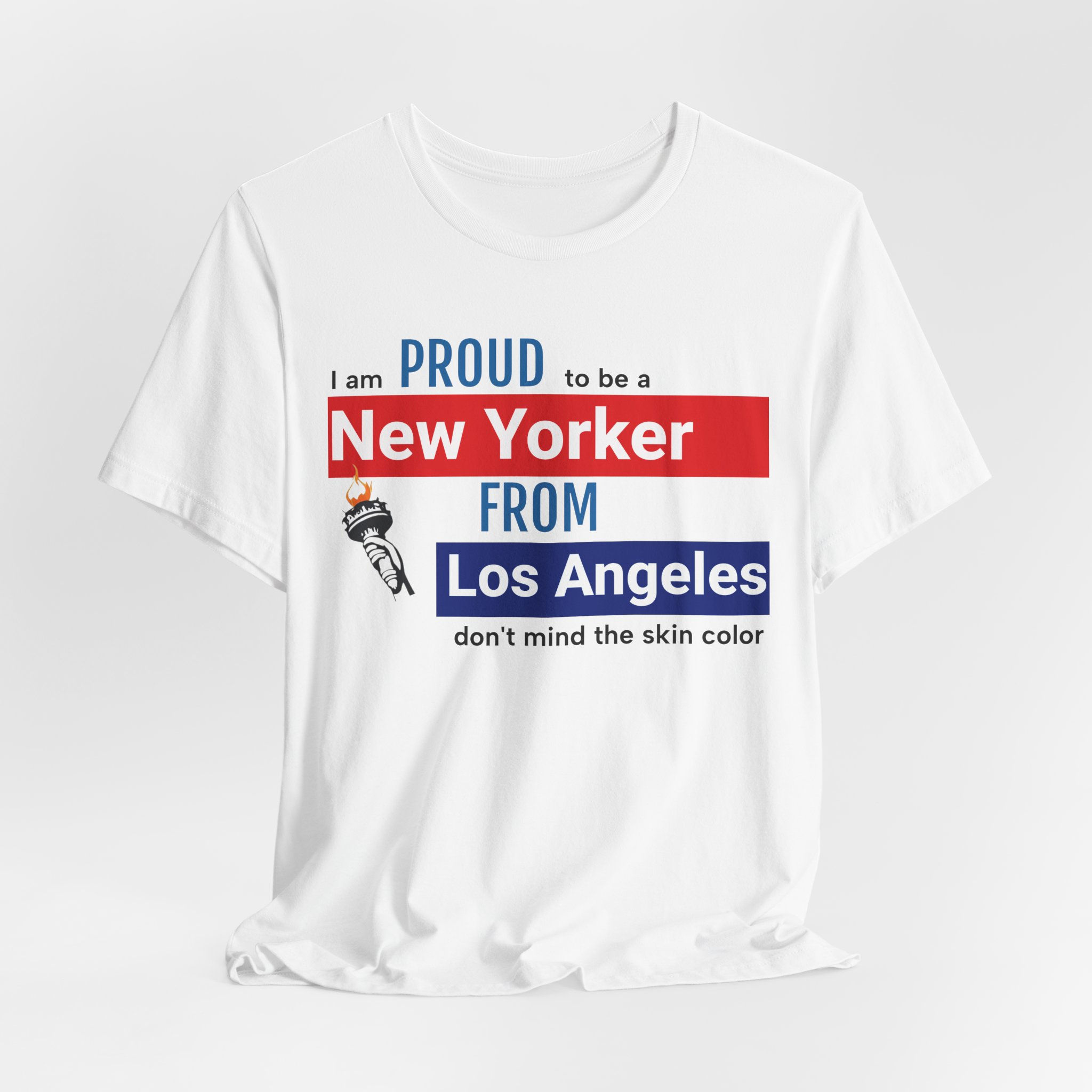 Proud New Yorker from Los Angeles T-Shirt | Inter City Pride Tee