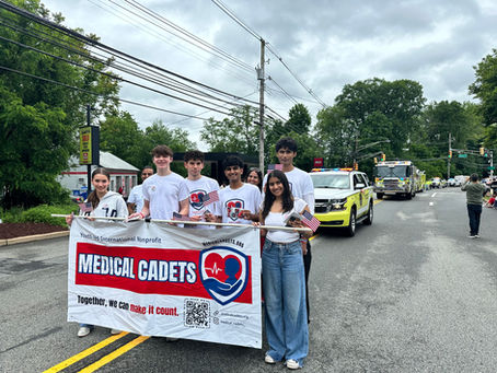 Medical Cadets Marches in the Parsippany Memorial Day Parade