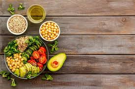 Arranged Food and Objects