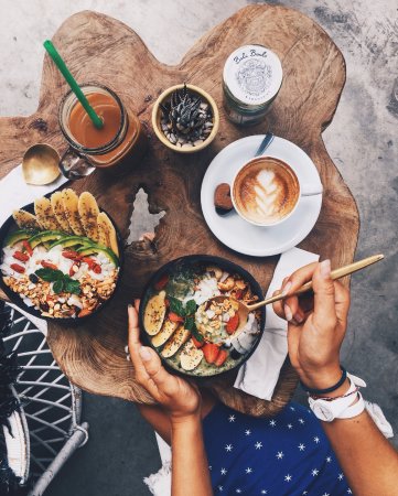 Arranged Food and Objects