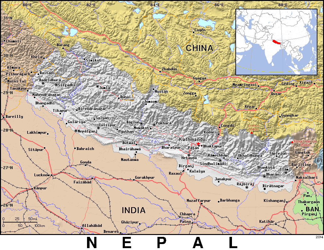 Nepal and 衣食住 (clothing, food, shelter): issues, access, environment