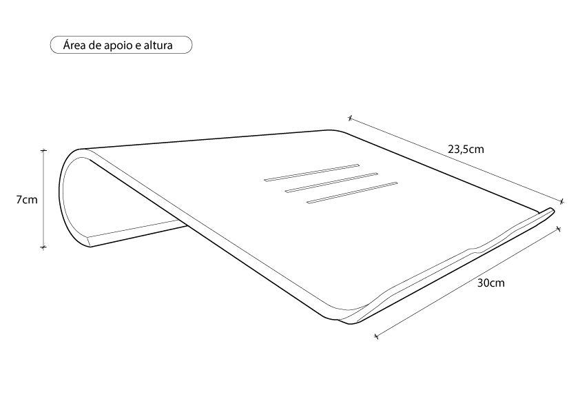 Miniatura: Suporte Macbook Notebook Laptop Em Madeira Arabeske Wenge