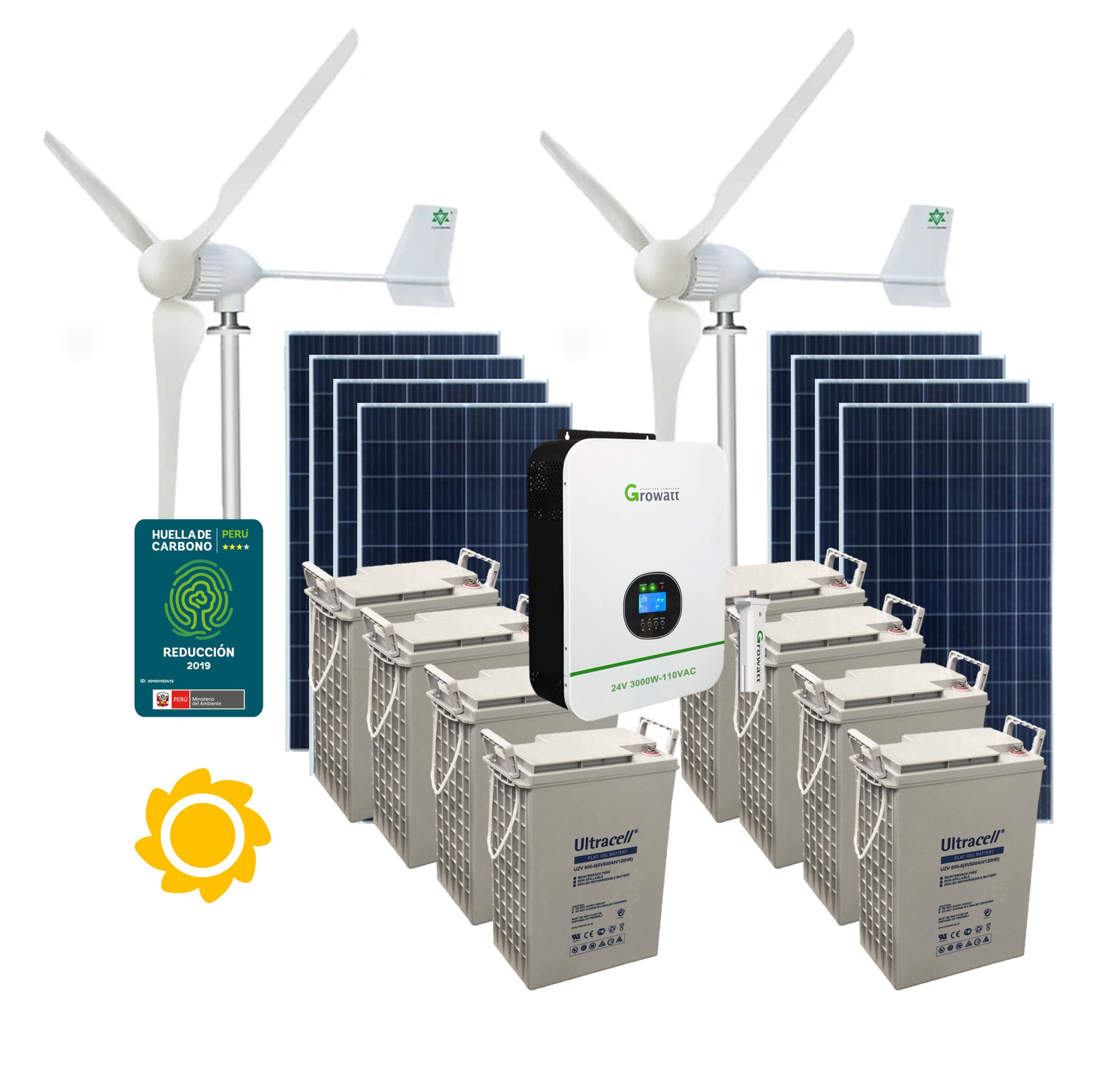 Kit eolico solar Suner 5kWp