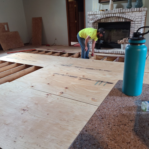 New subfloor