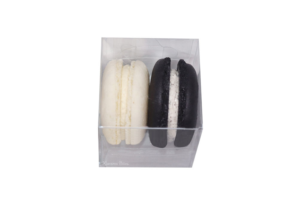 French Macarons Party Favors – 10 Pack (Black Tie)
