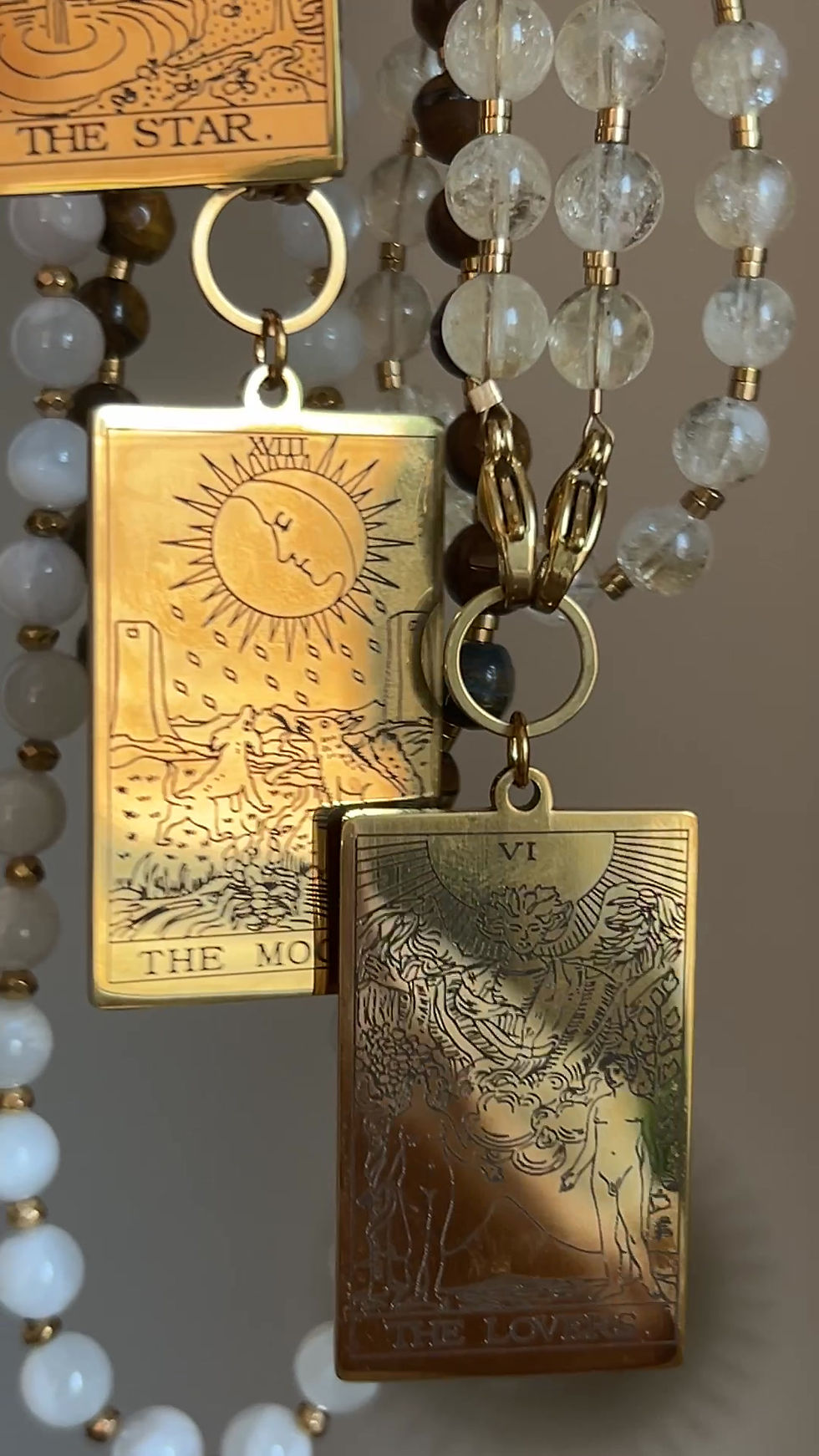 Miniature : Grigri "médaille" tarot - Au choix