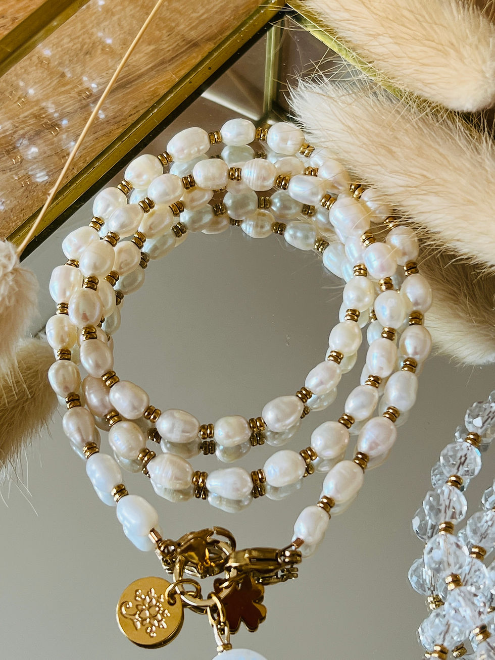 Miniature : Collier gamme JULIETTE à fermoirs en Perles d'eau douce