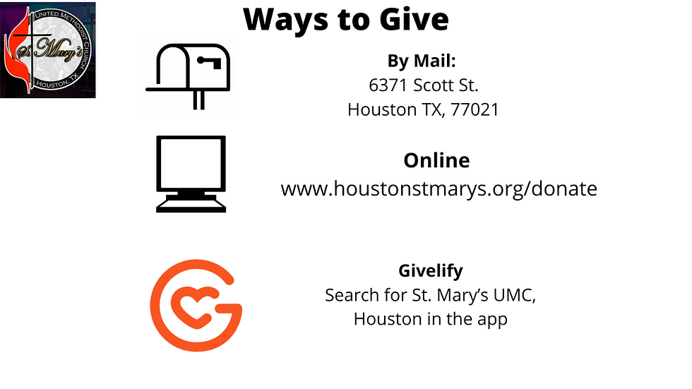 St. Mary's Ways to Give YT Thumbnail