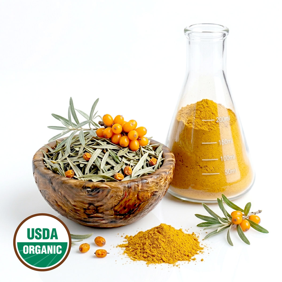 CERTIFIED ORGANIC SEA BUCKTHORN POWDER