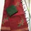 Thumbnail: Parrot Jaipur Block Print Tussel Maroon Cotton Saree with Designer Blouse top view