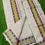 Thumbnail: Black Lotus Violet Kara Golden Kasavu Cotton Setmundu side view