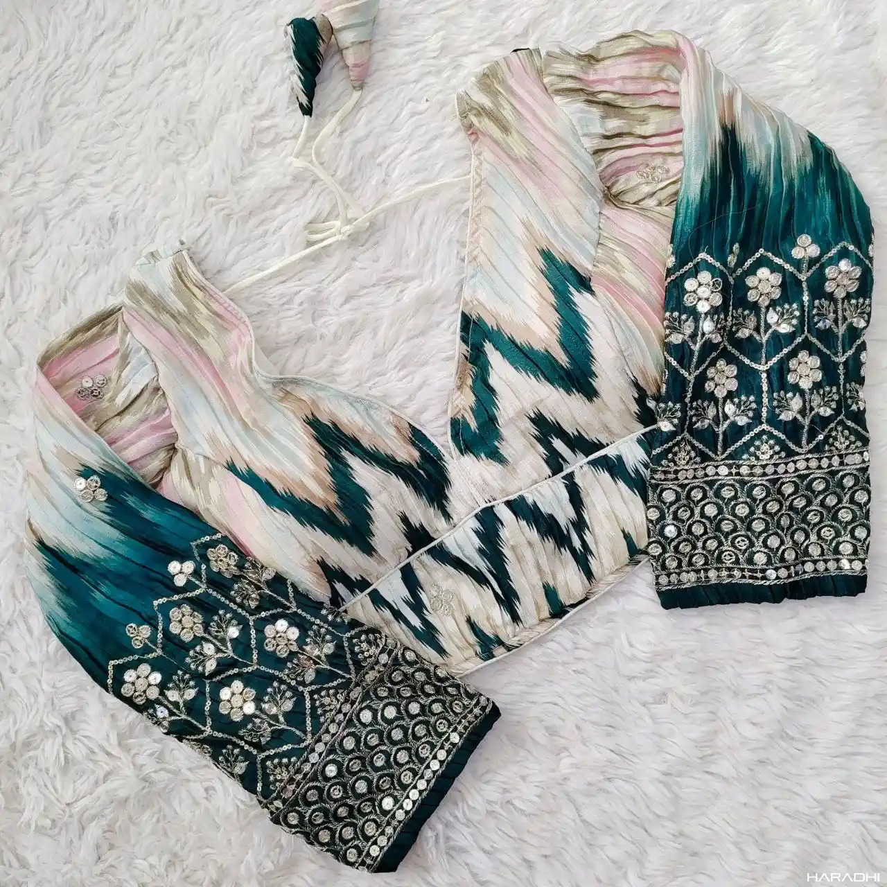 Designer blouse fabric shop online