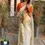 Thumbnail: Stripe Designer Cotton Set Mundu with Blouse front view