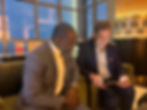 David Laborde and H.E. Henry Musa Kpaka