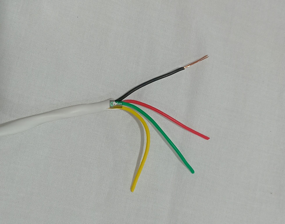 Miniatura: 100M Cabo flexivel 4x22 AWG /0,30mm cobre polarizado 4 vias DNI