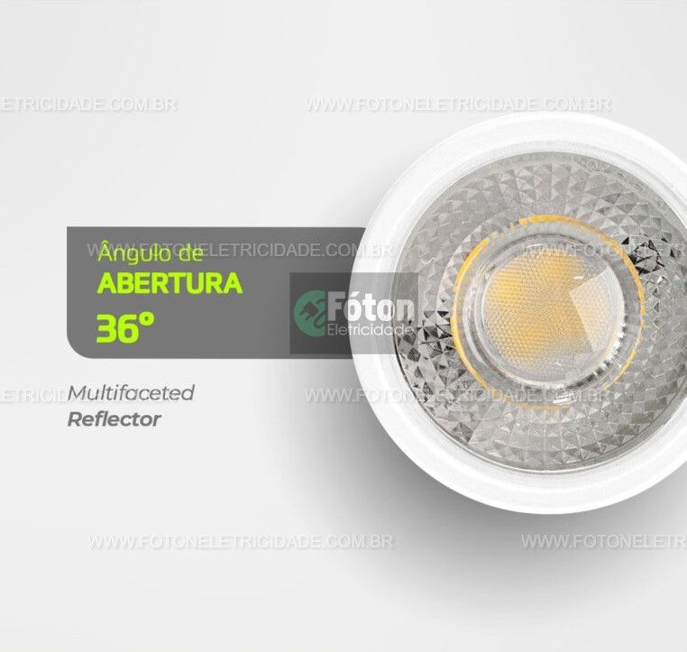 Miniatura: Lâmpada led dicróica MR11 GU10, 3,5W de 3000K LUMANTI