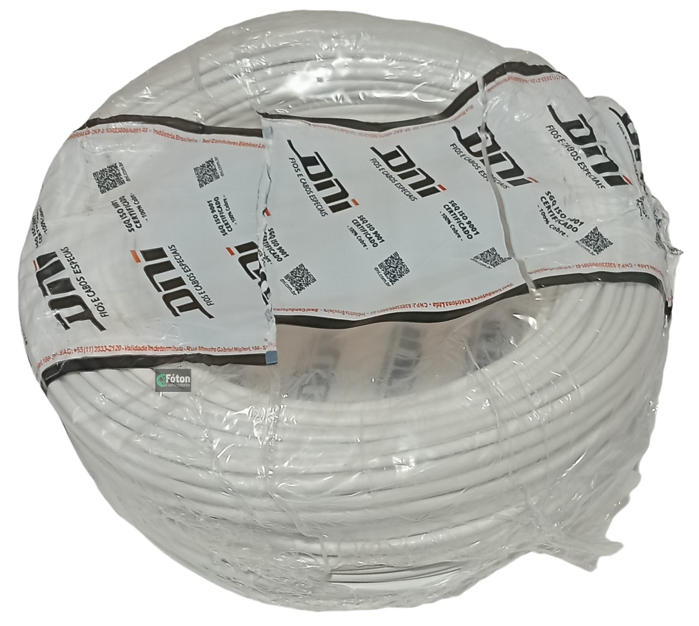 100M Cabo flexivel 4x22 AWG /0,30mm cobre polarizado 4 vias DNI