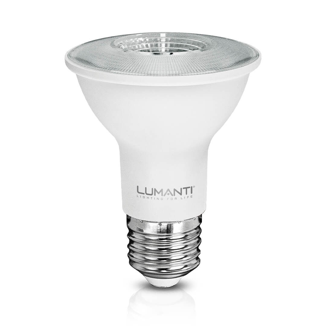 Lâmpada led PAR20 E27, 6,5W de 3000K LUMANTI
