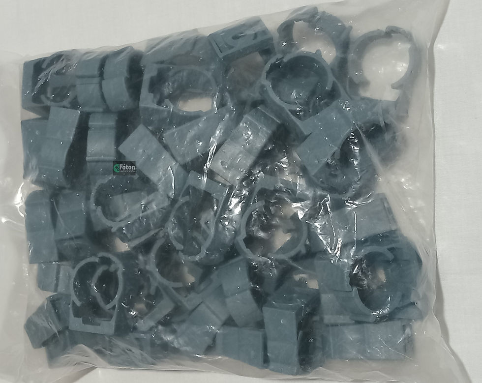 Miniatura: 3/4'' abraçadeira de PVC cinza ADESSO